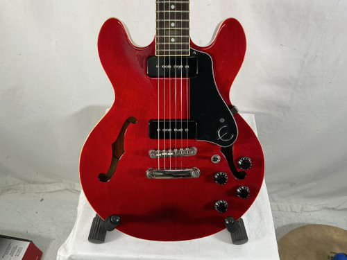 Vist Large View of Product Image Which is Used Epiphone ES-339 P90 PRO Semi-Hollow Electric Guitar Red 6-String