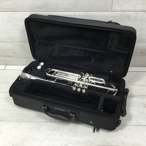 Vist Large View of Product Image Which is Used Yamaha YTR-5335GII Allegro Silver Trumpet