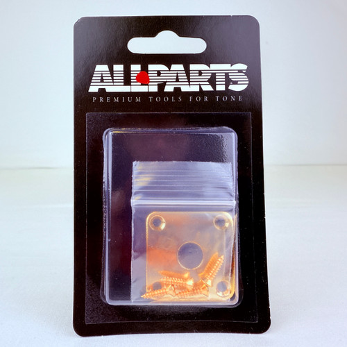 Allparts Gold Metal Jackplate Les Paul w/Screws 41121-ALL-AP-0633-002