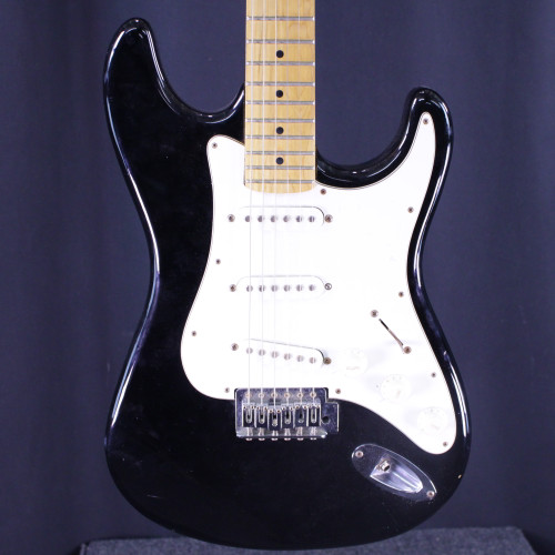 Vist Large View of Product Image Which is Used Hamer SLAMMER S TYPE ELECTRIC GUITAR S Type Electric Guitar Black 6-String