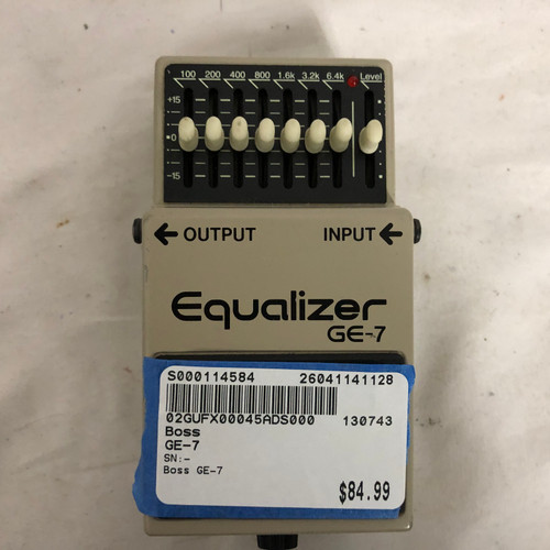 Vist Large View of Product Image Which is Used Boss GE-7 EQ Pedal