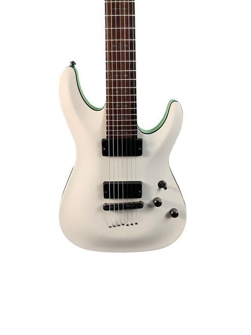 Vist Large View of Product Image Which is Used Schecter DEMON 7 Electric Guitar White 7-String