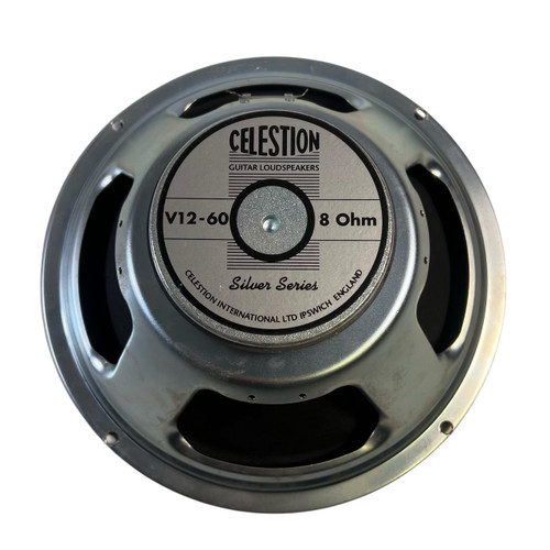 Vist Large View of Product Image Which is Celestion V12-60 12" Guitar Speaker (Silver Series, 60W)