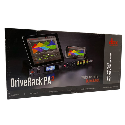 Vist Large View of Product Image Which is Used DBX DriveRack PA2 Speaker Management System – 2x6 DSP Processor, AutoEQ, Feedback Suppressio