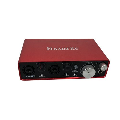 Vist Large View of Product Image Which is Used Focusrite SCARLETT 2I2 2ND GEN Computer Interface 2 A/D Recording Inputs