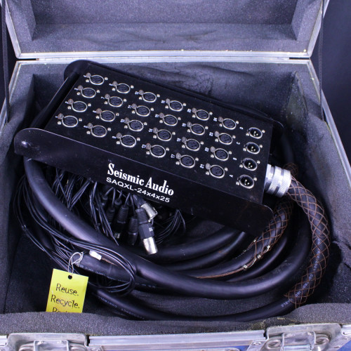 Vist Large View of Product Image Which is Used Seismic Audio SAQXL 24X4X25 SNAKE Pro Sound Product