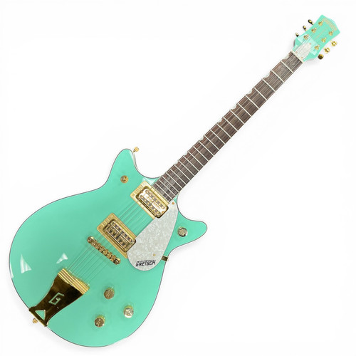 Vist Large View of Product Image Which is Used Gretsch G5448 ELECTROMATIC SURF GREEN Electric Guitar Green 6-String