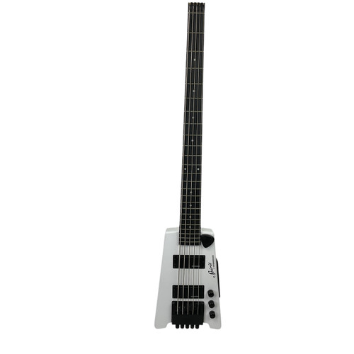 Vist Large View of Product Image Which is Used Steinberger SPIRIT 5 STRING BASS Bass Guitar White 5-String