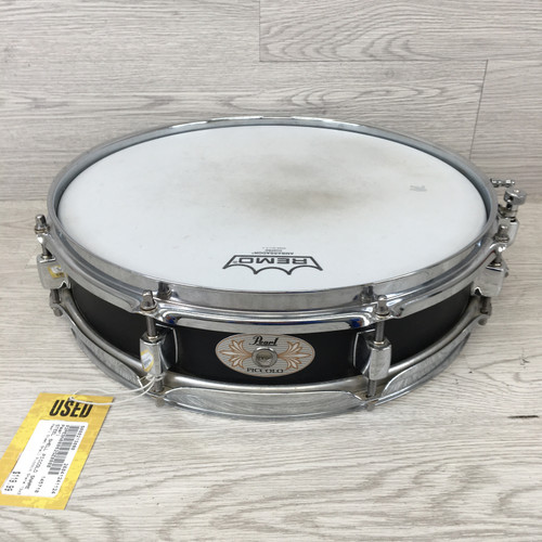 Vist Large View of Product Image Which is Used Pearl STEEL SHELL PICCOLO SNARE 13X3 Metal Snare Drum 13"