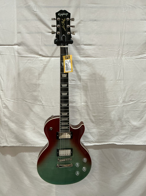 Vist Large View of Product Image Which is Used Epiphone LES PAUL MODERN FIGURED LP Type Electric Guitar Blue 6-String