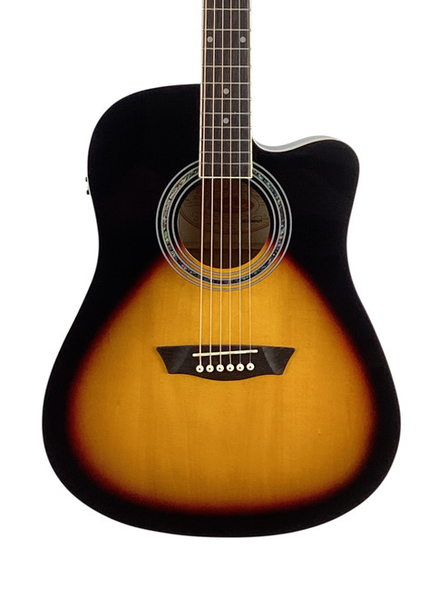 Vist Large View of Product Image Which is Used Washburn WA90CEVSB Acoustic Guitar