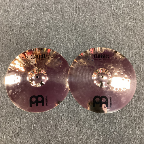 Vist Large View of Product Image Which is Used Meinl CLASSICS CUSTOM Hi Hat Cymbals 14"