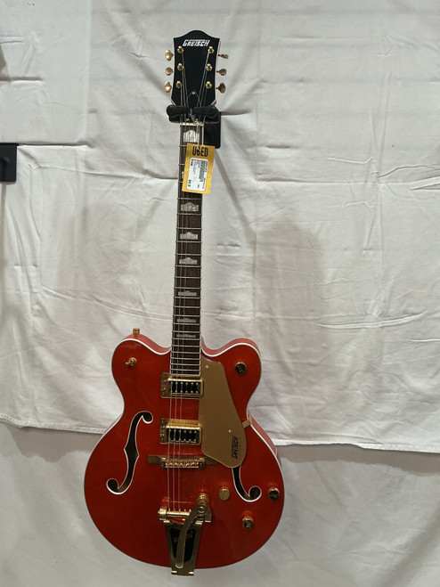 Vist Large View of Product Image Which is Used Gretsch 5422 Semi-Hollow Electric Guitar Orange 6-String