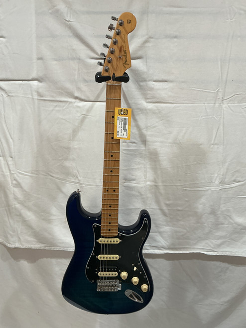 Vist Large View of Product Image Which is Used Fender LIMITED EDITION PLAYER STRATOCASTER HSS S Type Electric Guitar Blue 6-String