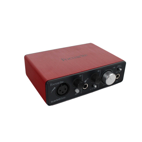 Vist Large View of Product Image Which is Used Focusrite SCARLETT SOLO GEN 1 Computer Interface 2 A/D Recording Inputs