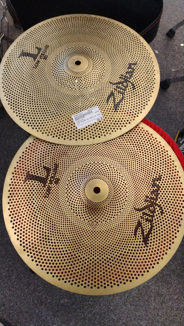 Vist Large View of Product Image Which is Used Zildjian LOW VOLUME HI HATS 14 INCH Hi Hat Cymbals 14"