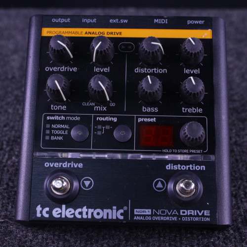 Vist Large View of Product Image Which is Used TC Electronic NOVA DRIVE NDR-1 DISTORTION PEDAL Distortion Pedal
