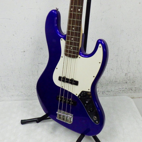Vist Large View of Product Image Which is Used Squier AFFINITY J Type Bass Guitar Blue 4-String