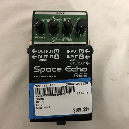 Vist Large View of Product Image Which is Used Boss RE-2 Echo Pedal