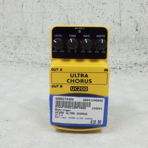 Vist Large View of Product Image Which is Used Behringer UC200 ULTRA CHORUS Chorus Pedal