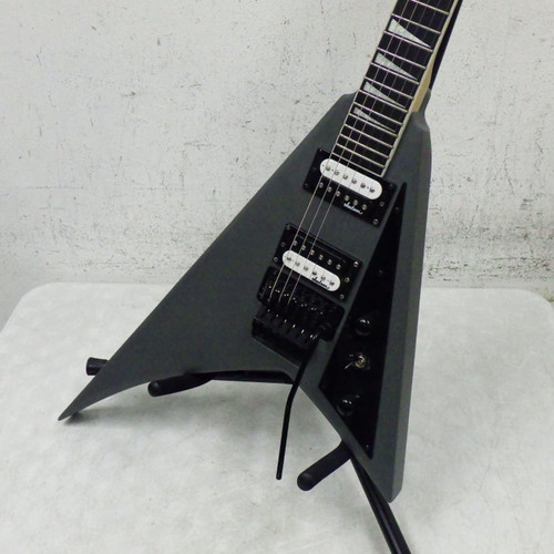 Vist Large View of Product Image Which is Used Jackson JS32 RHODES V Pointy Electric Guitar Silver/Gray 6-String