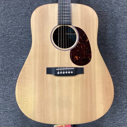 Vist Large View of Product Image Which is Used Martin DX1AE Solid Top Acoustic Guitar Natural