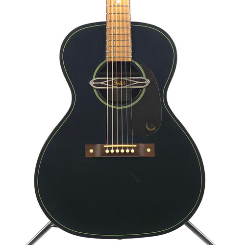 Vist Large View of Product Image Which is Used Gretsch Jim Dandy Deltoluxe Concert Acoustic Guitar Black