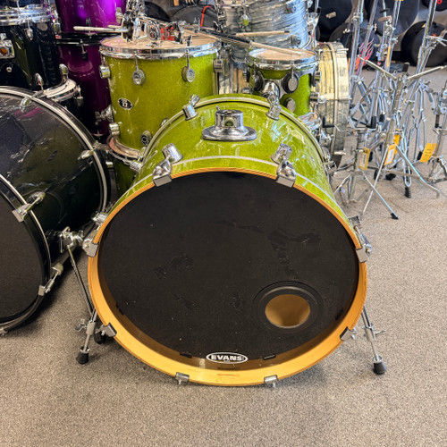 Vist Large View of Product Image Which is Used PDP X7 SERIES Drum Kit Green 22" Kick Drum
