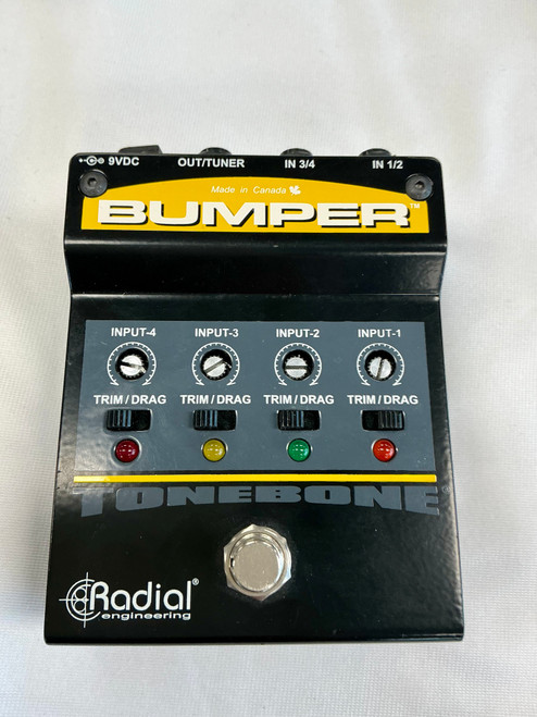 Vist Large View of Product Image Which is Used Radial BUMPER TONEBONE Guitar Effects Pedal