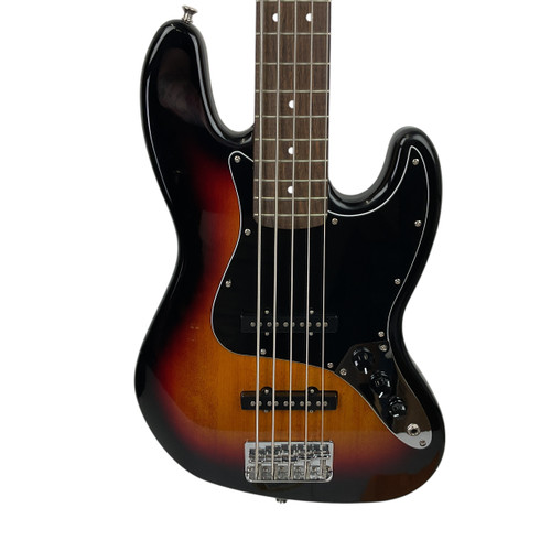 Vist Large View of Product Image Which is Used Squier AFFINITY J BASS V *AS IS* Bass Guitar Sunburst 5-String