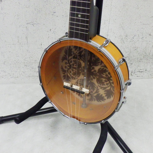 Vist Large View of Product Image Which is Used Luna banjolele Ukulele Amber