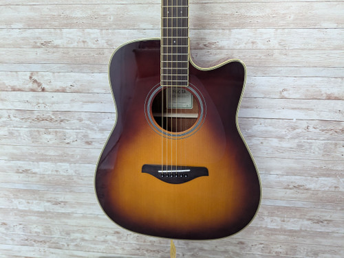 Vist Large View of Product Image Which is Used Yamaha FGC-TA TRANSACOUSTIC DREAD Acoustic Guitar