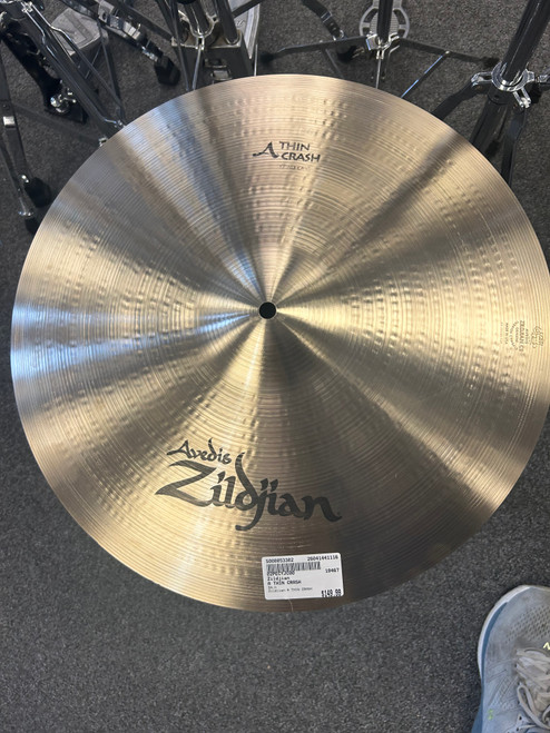 Vist Large View of Product Image Which is Used Zildjian A THIN CRASH Crash Cymbal 17"