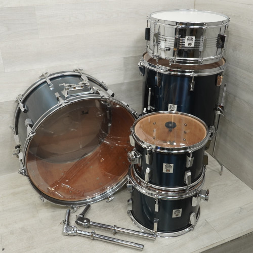 Vist Large View of Product Image Which is Used Percussion Plus Drum Shells And Hardware Blue
