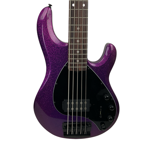 Vist Large View of Product Image Which is Used Sterling by Ernie Ball STINGRAY RAY35 Bass Guitar Purple 5-String
