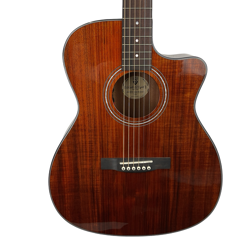 Vist Large View of Product Image Which is Used Guild OM-260CE Laminate Top Acoustic Guitar Wood