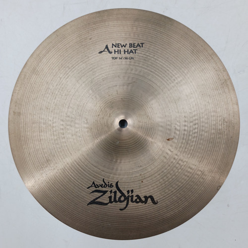 Vist Large View of Product Image Which is Used Zildjian 14 IN NEW BEAT Hi Hat Cymbals 14"