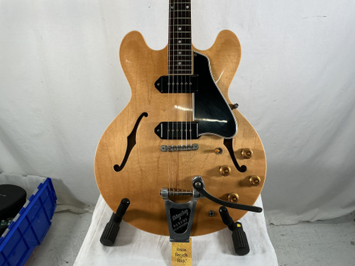 Vist Large View of Product Image Which is Used Gibson 61 REISSUE ES-330 Semi-Hollow Electric Guitar Natural 6-String