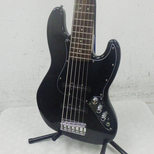 Vist Large View of Product Image Which is Used Squier AFFINITY JAZZ BASS J Type Bass Guitar Black 6-String