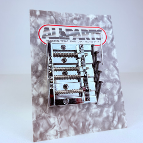 Allparts Omega Bass 4-St Hi-Mass Bass Bridge 41121-ALL-BB-3351-010