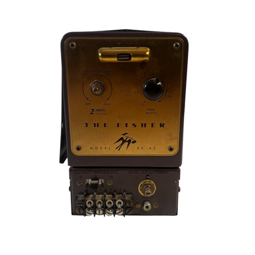 Vist Large View of Product Image Which is Used 1950's Fisher 80-AZ Vintage Mono Tube Power Amplifier (Non Functioning)