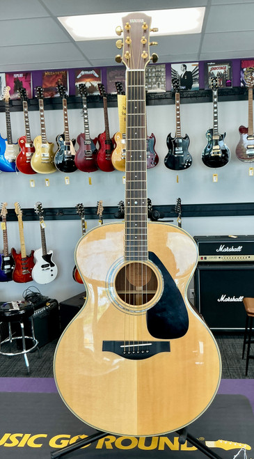 Vist Large View of Product Image Which is Used Yamaha LJ6 Solid Top Acoustic Guitar Natural