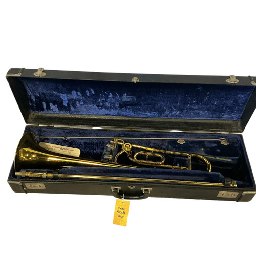 Vist Large View of Product Image Which is Used King 605F Vintage Trombone