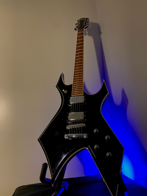Vist Large View of Product Image Which is Used BC Rich WARLOCK MK5 Pointy Electric Guitar Black 6-String