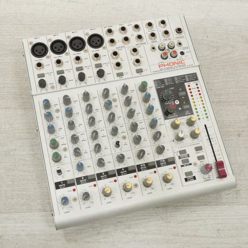 Vist Large View of Product Image Which is Used Phonic Helix Board 12 Mixing Console