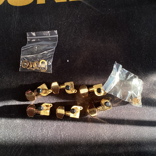 Vist Large View of Product Image Which is Used Schaller M6 180 3X3 GOLD Guitar Hardware