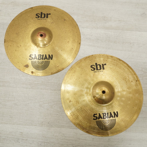 Vist Large View of Product Image Which is Used Sabian Sbr Hi Hat Cymbals 14 - Inch