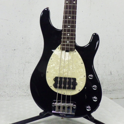 Vist Large View of Product Image Which is Used Musicman Sterling F4 P Type Bass Guitar Black 4-String