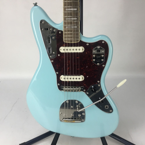 Vist Large View of Product Image Which is Used Squier 70S CLASSIC VIBE JAGUAR Electric Guitar Blue 6-String