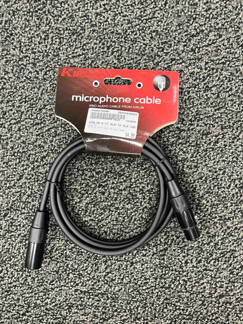 Vist Large View of Product Image Which is Used KIRLIN 6 FT XLR TO XLR CABLE Cable